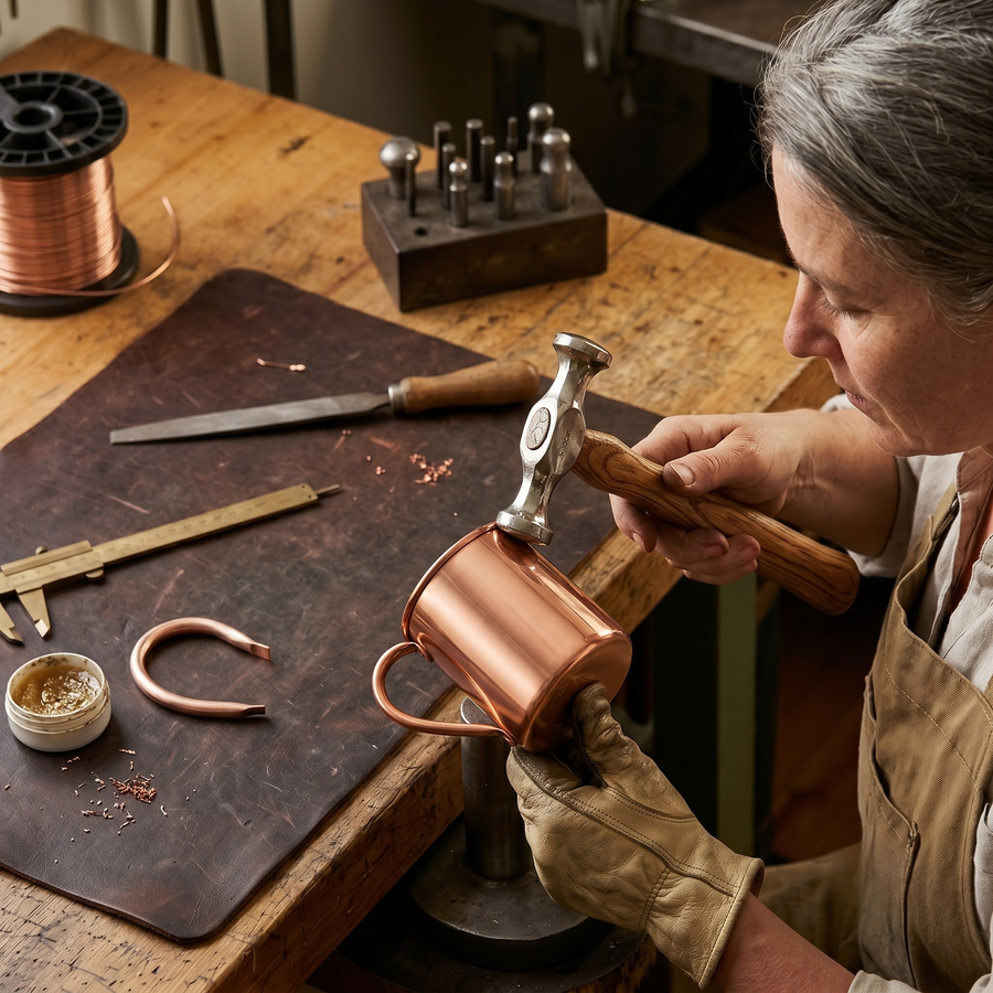 Copper Plain Mug 400ml