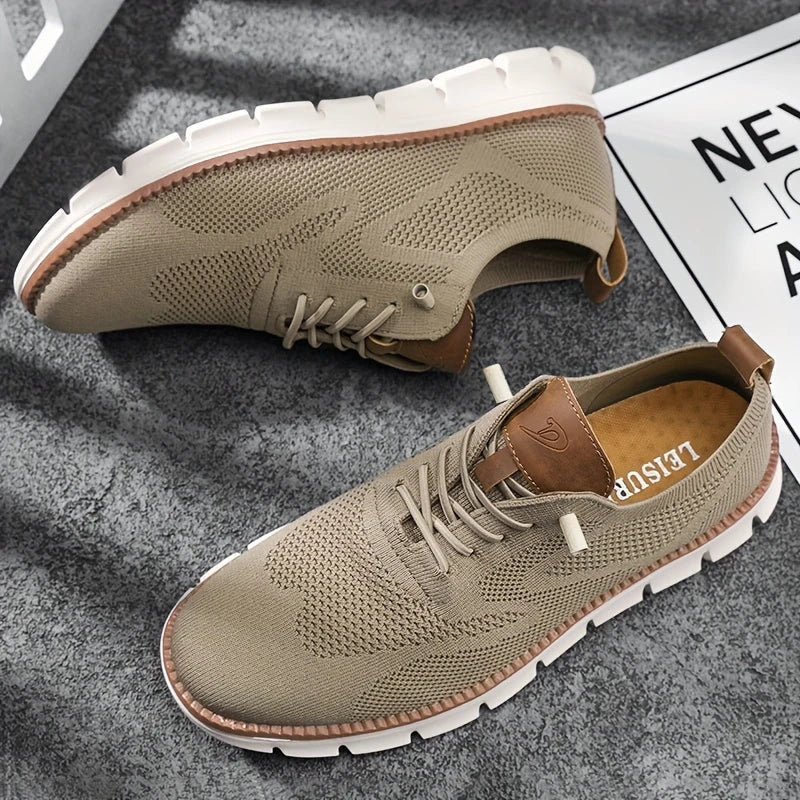Men’s Lightweight Breathable Knit Sneakers