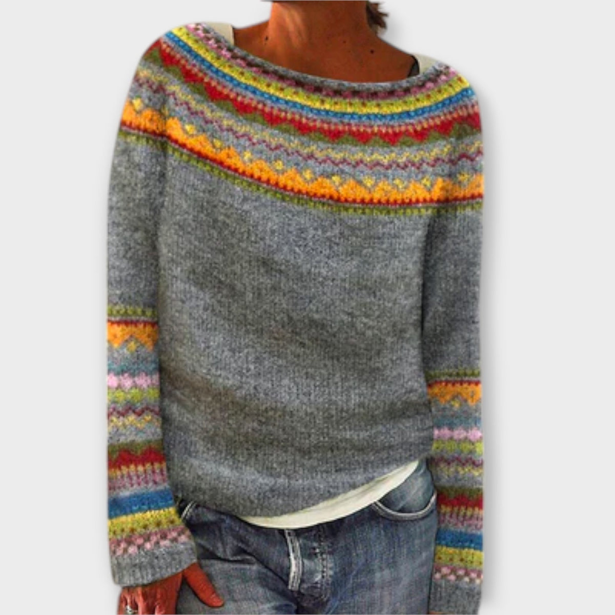 Women’s Cozy Long Sleeve Pullover Sweater