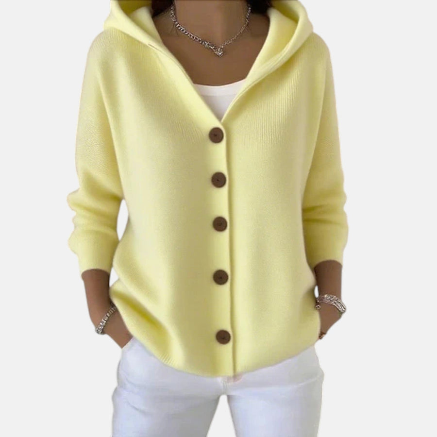 Women’s Soft Hooded Knit Cardigan