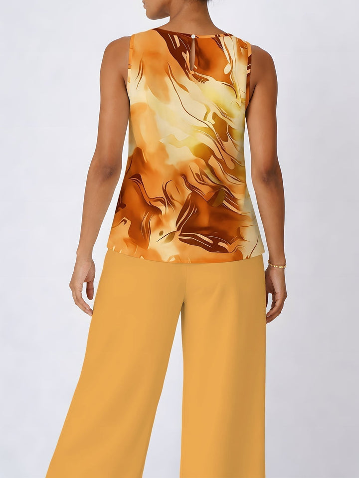 Jessica | Warm Print Two Piece Set