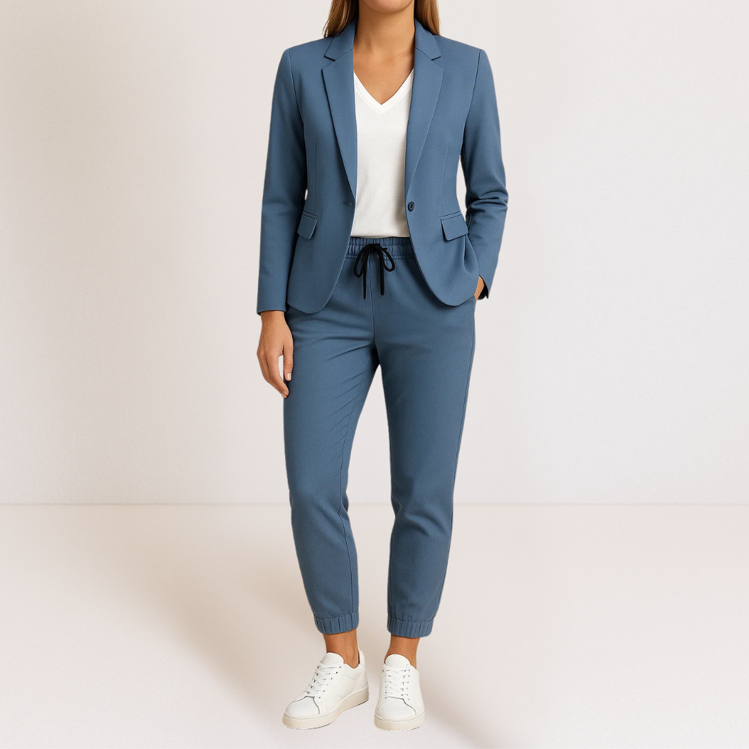 Women’s Tailored Two-Piece Blazer And Pants Set
