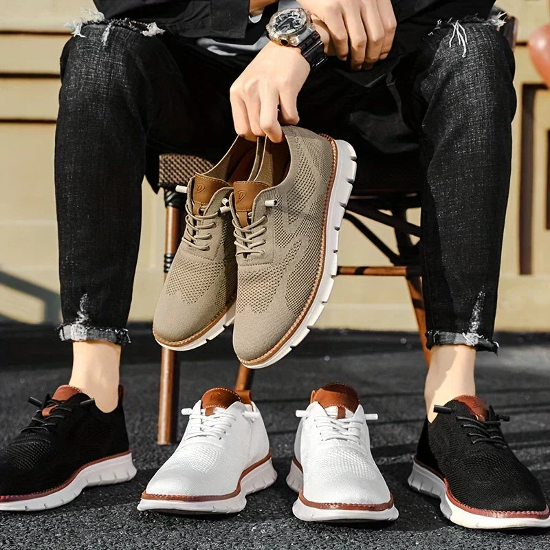 Men’s Lightweight Breathable Knit Sneakers