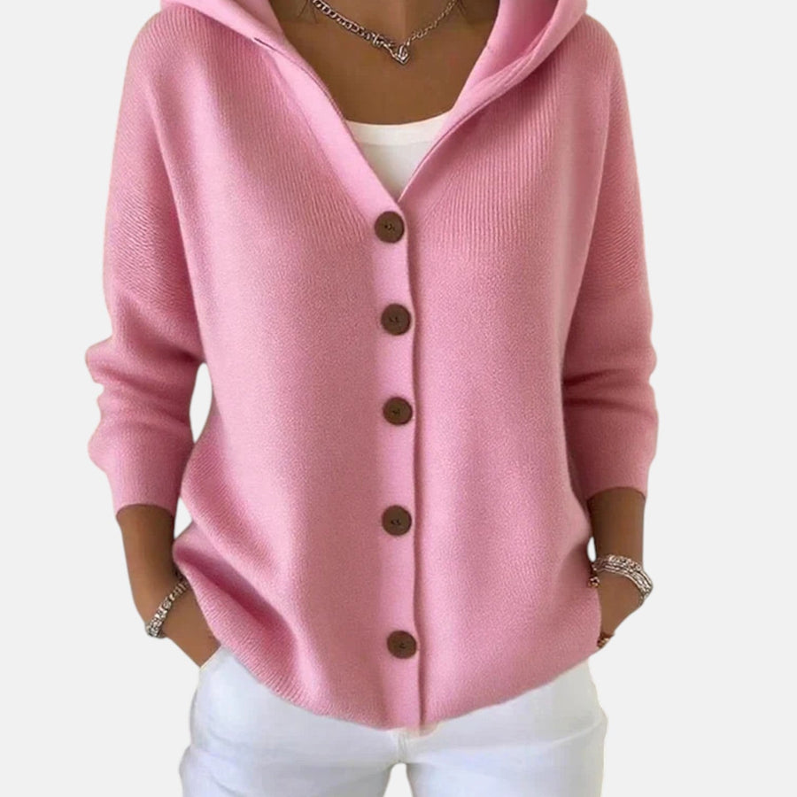 Women’s Soft Hooded Knit Cardigan