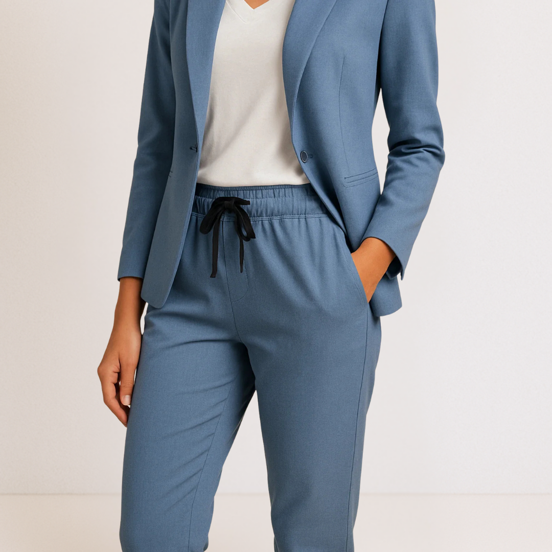 Women’s Tailored Two-Piece Blazer And Pants Set