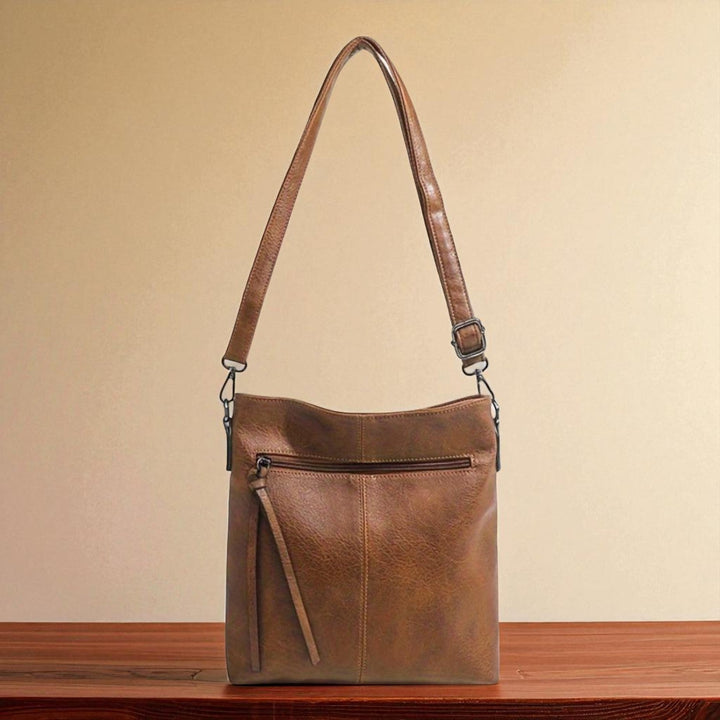 Zip Closure Crossbody Bag
