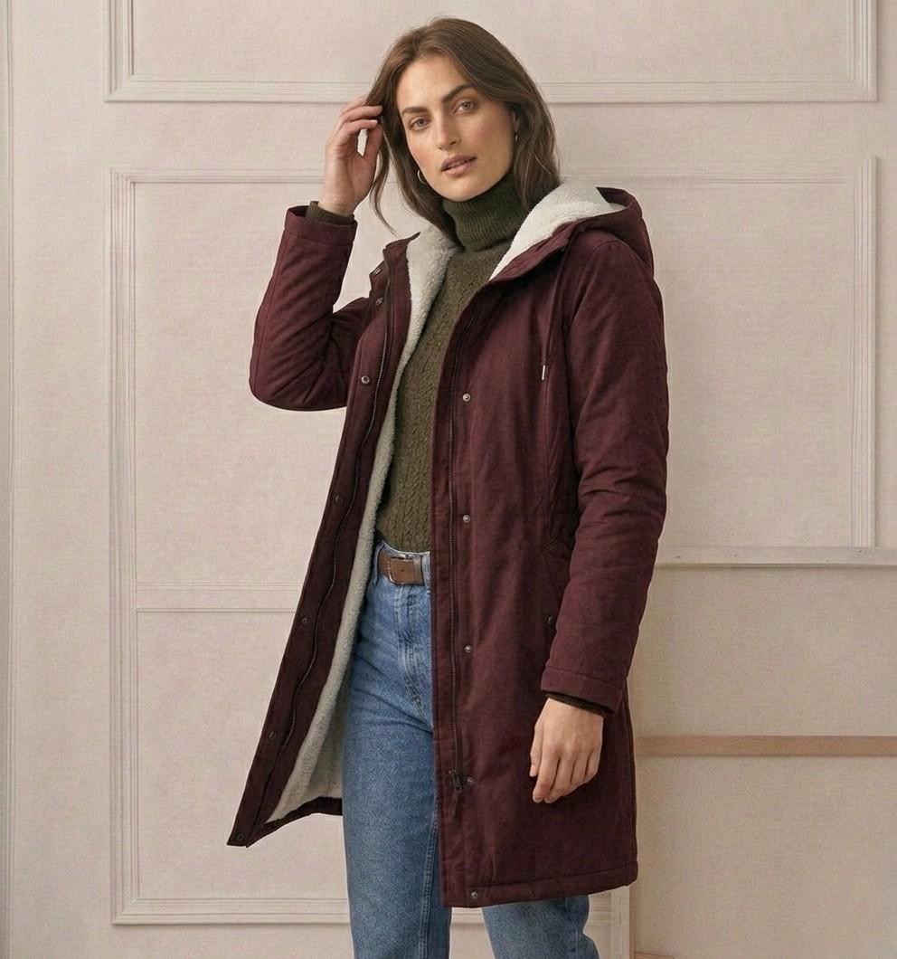 Women’s Cozy Hooded Weatherproof Coat
