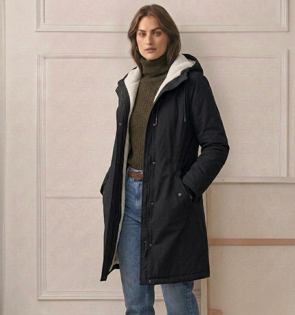 Women’s Cozy Hooded Weatherproof Coat