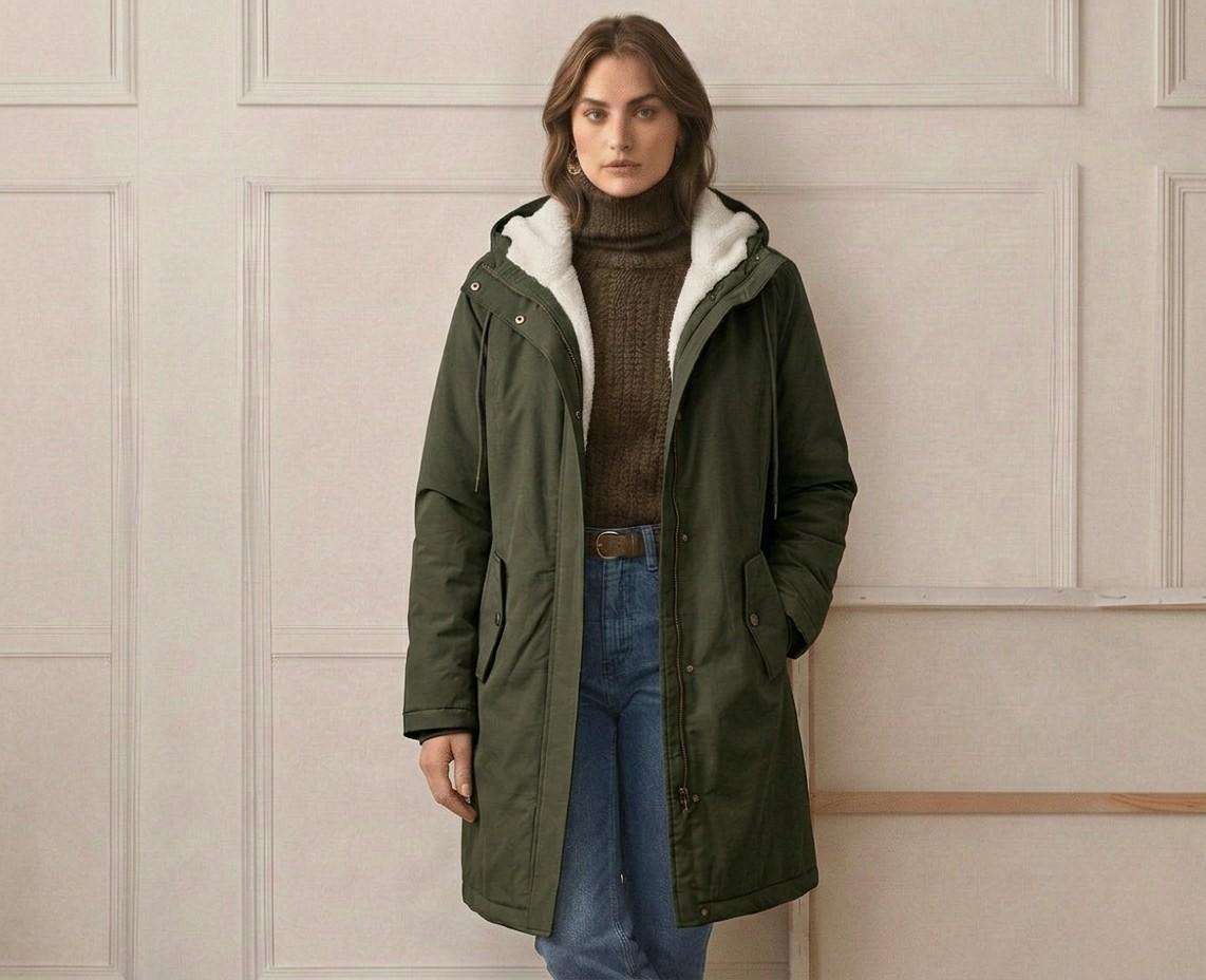 Women’s Cozy Hooded Weatherproof Coat