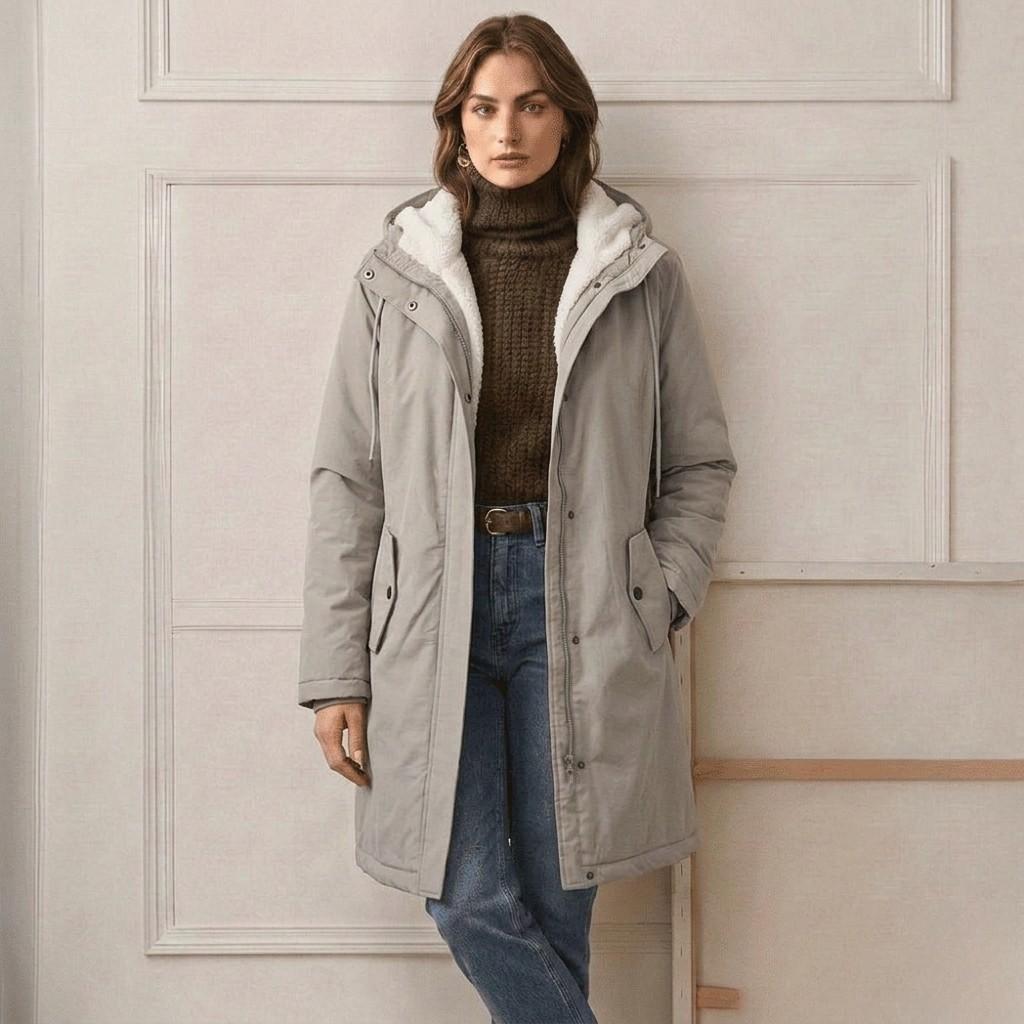 Women’s Cozy Hooded Weatherproof Coat