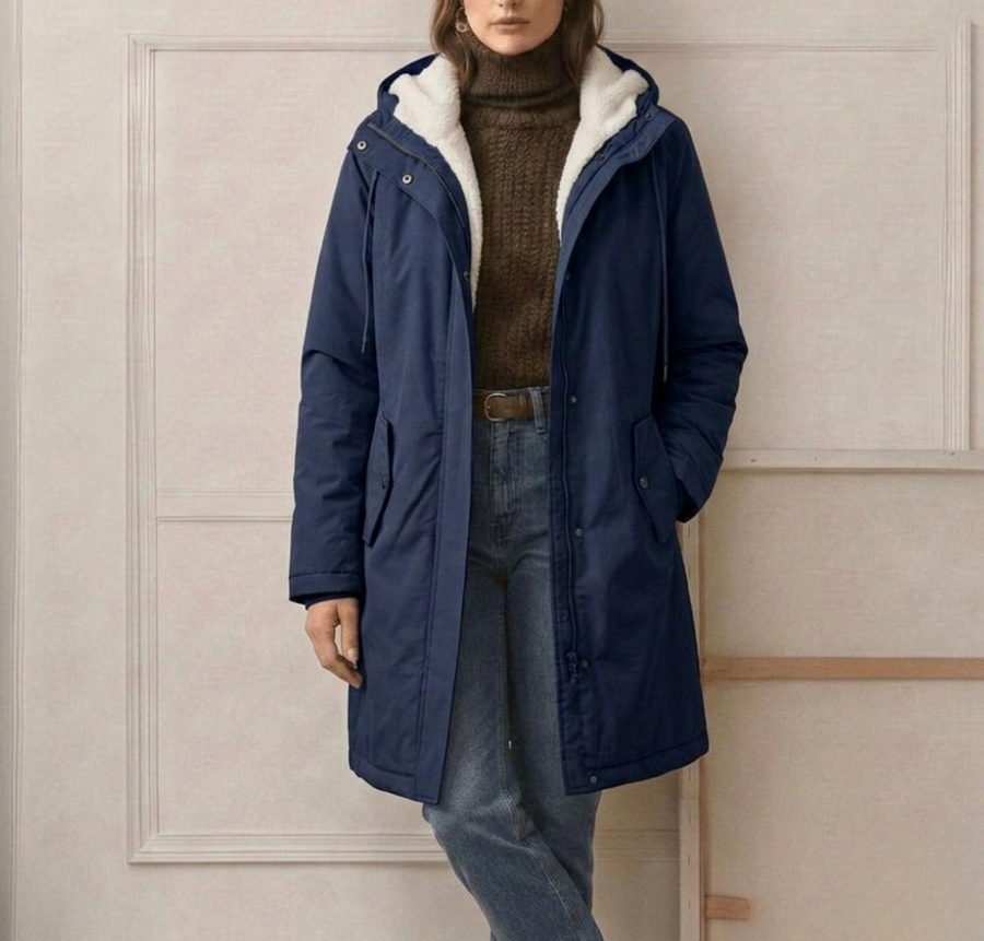 Women’s Cozy Hooded Weatherproof Coat
