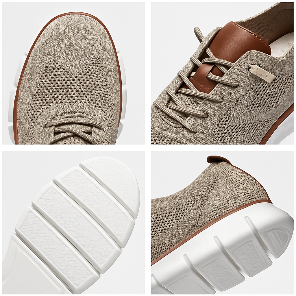 Men’s Breathable Lightweight Lace Up Sneakers