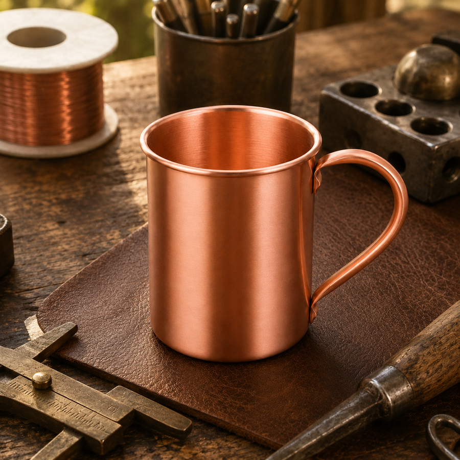 Copper Plain Mug 400ml