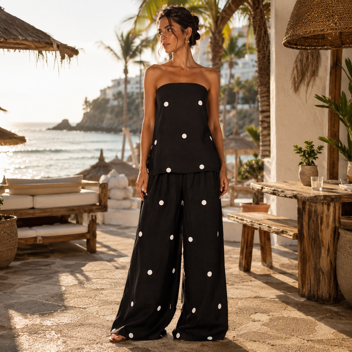 Alma™ | Mediterranean Dot Print Ensemble