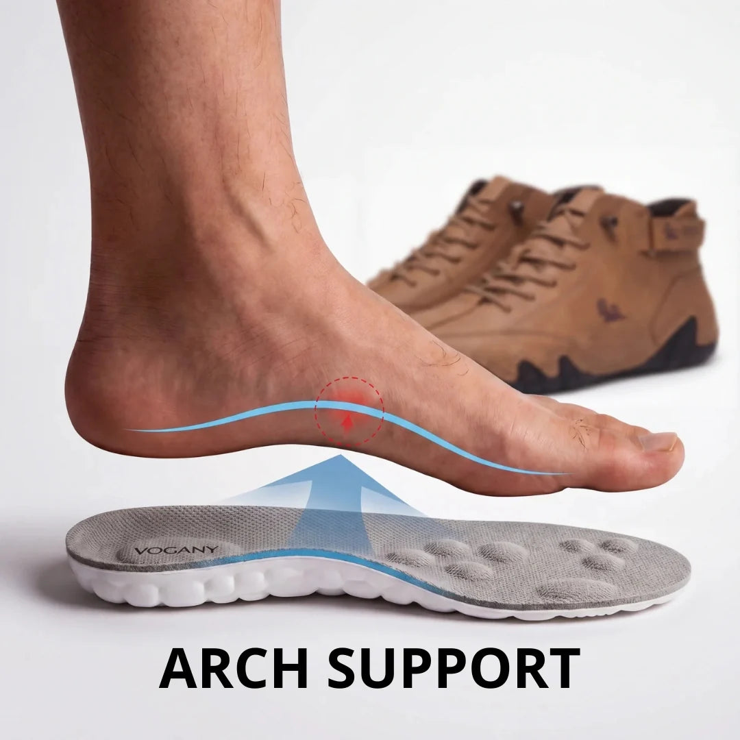 Water-Resistant Breathable Arch Support Walking Shoes