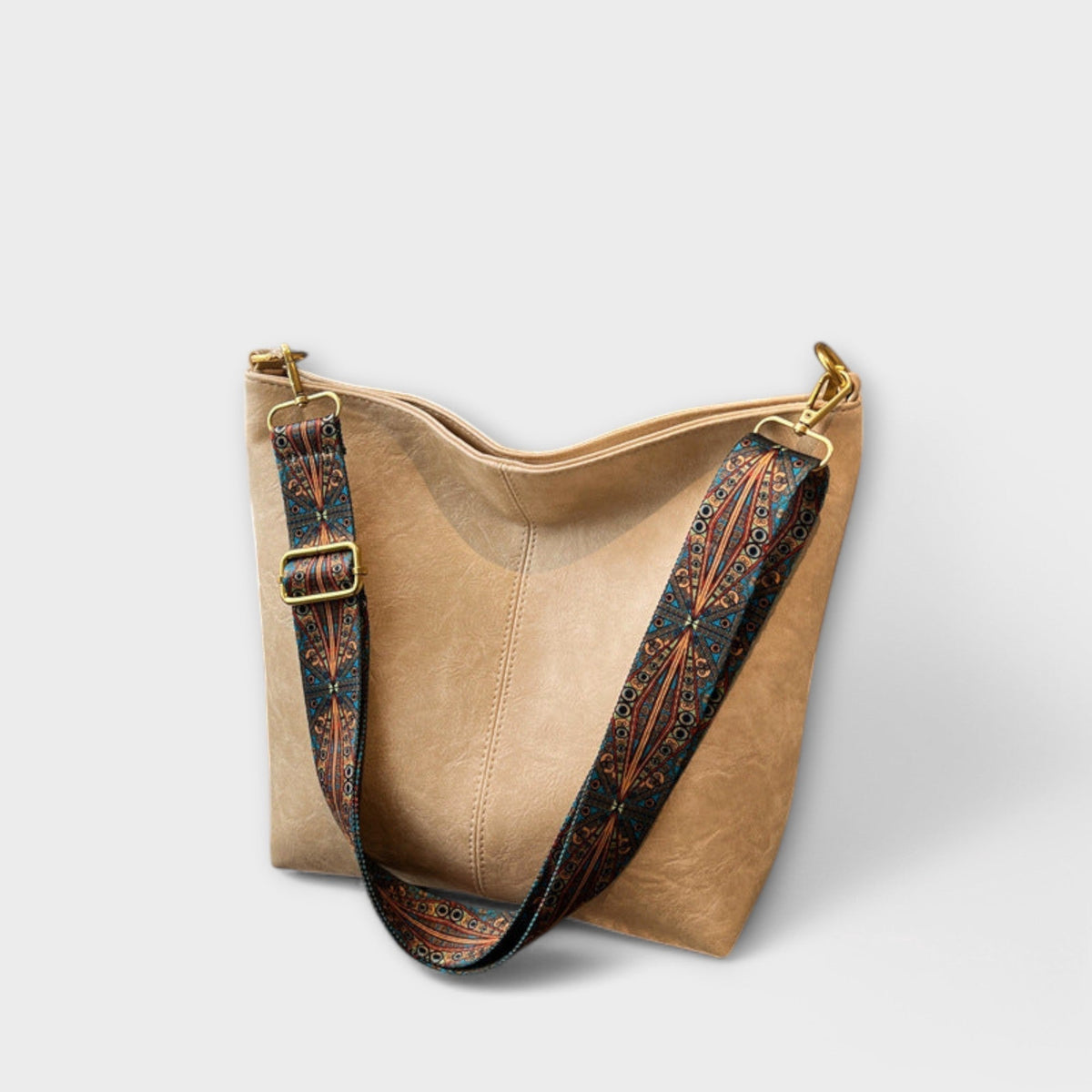 Women’s Vintage Beige Shoulder Bag