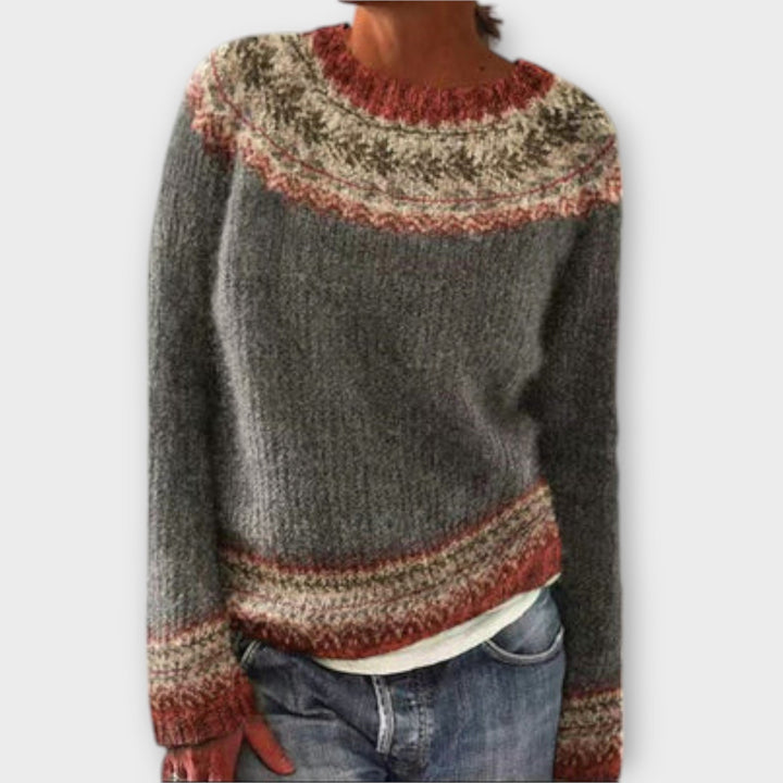 Women’s Cozy Long Sleeve Pullover Sweater