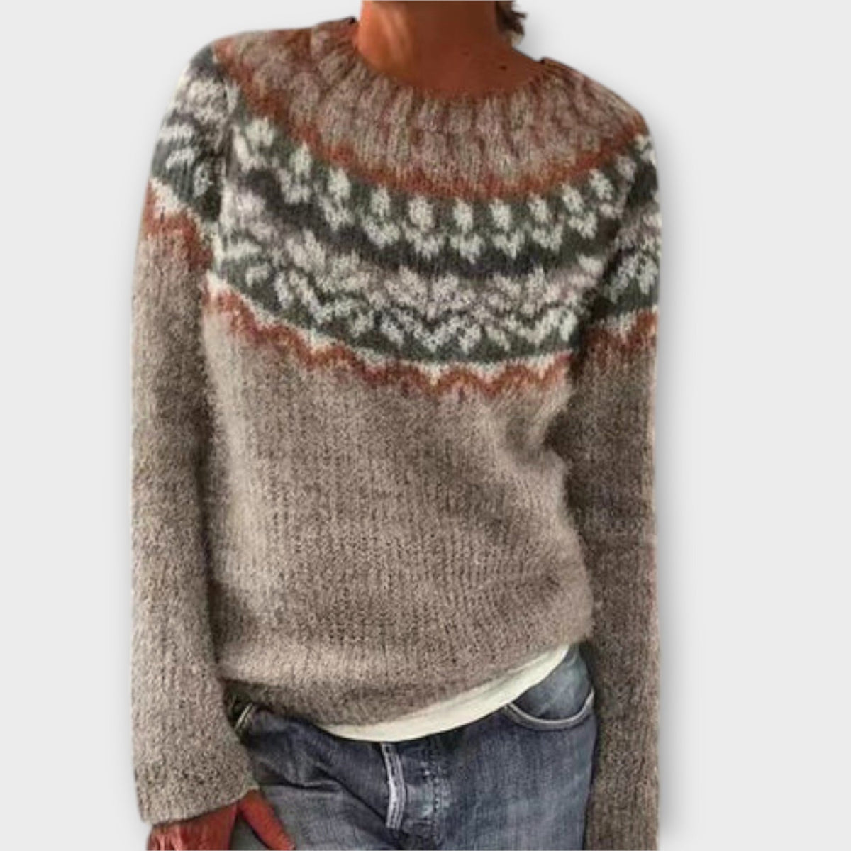 Women’s Cozy Long Sleeve Pullover Sweater