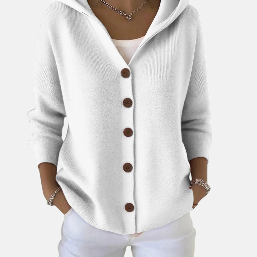 Women’s Soft Hooded Knit Cardigan