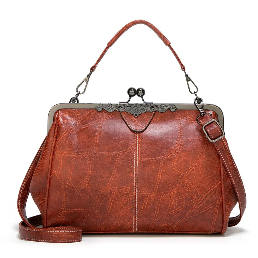 Women’s Flap Magnetic Snap Shoulder Bag