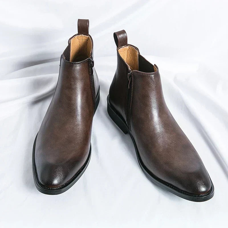 Men’s Side Zip Chelsea Ankle Boots