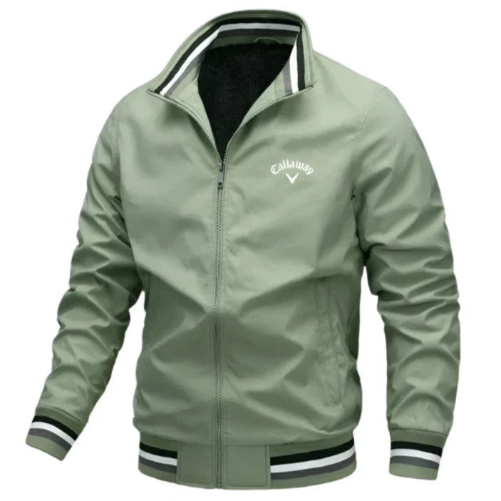 Men’s Classic Zip-Up Bomber Jacket