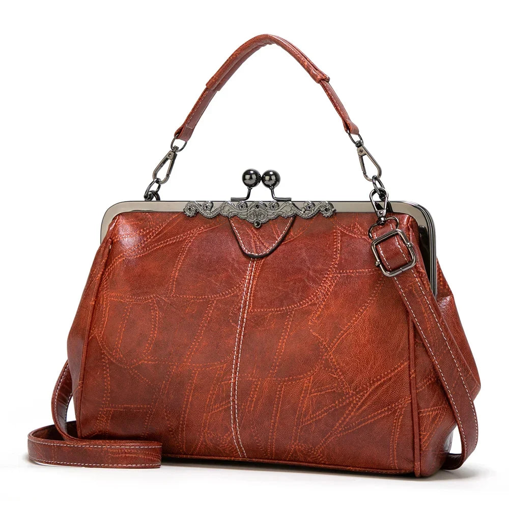 Women’s Pink Flap Magnetic Snap Handbag