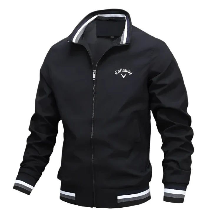 Men’s Classic Zip-Up Bomber Jacket