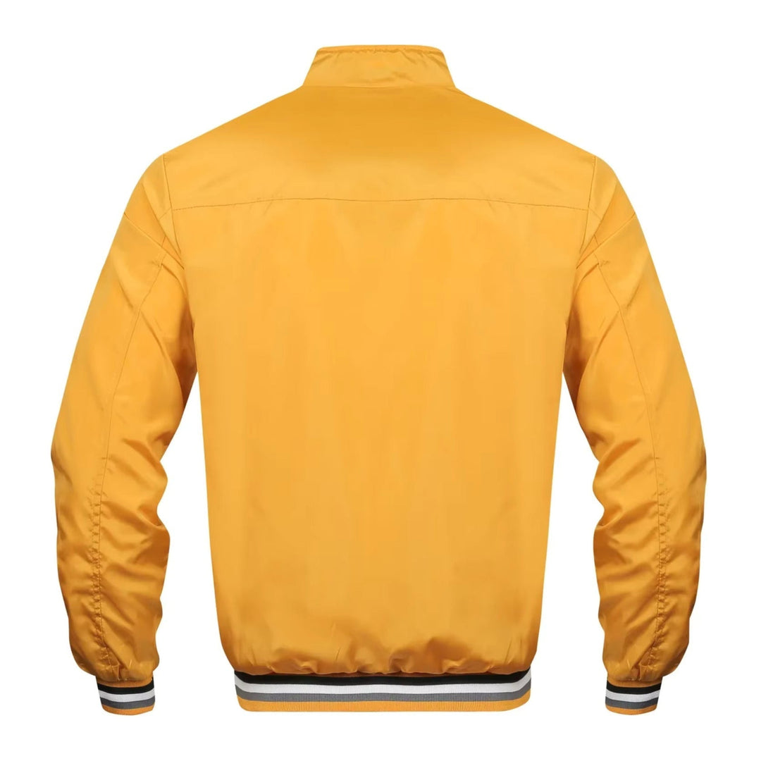 Men’s Classic Zip-Up Bomber Jacket