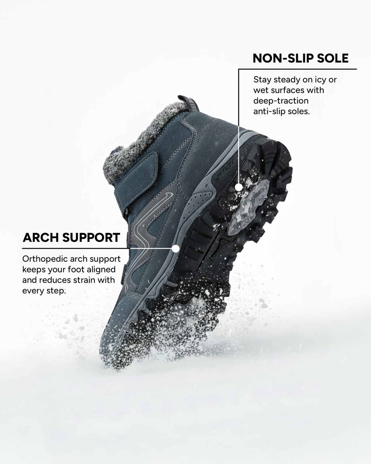 Arch Support Vibram Sole Boots