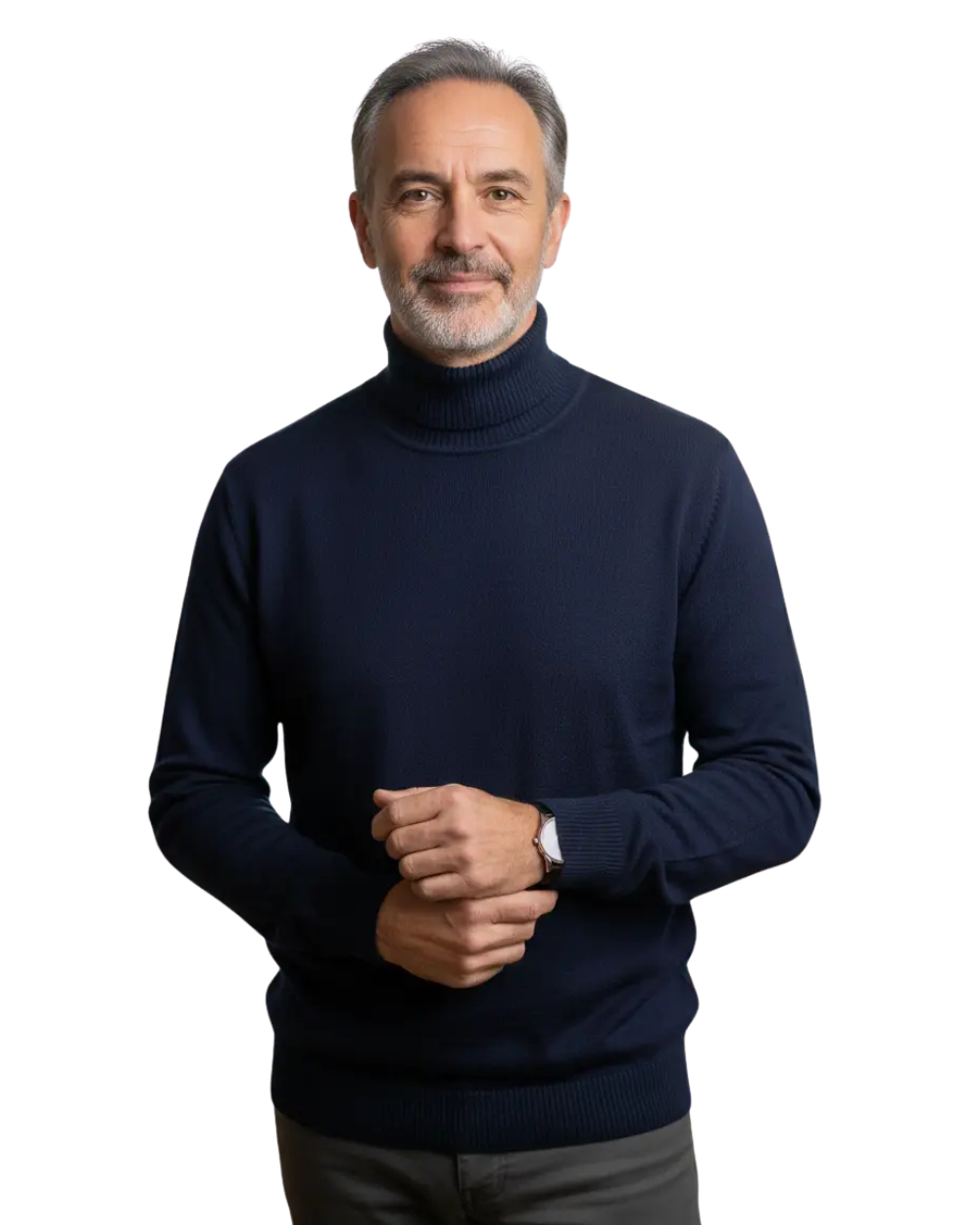 Men’s Ribbed Turtleneck Sweater