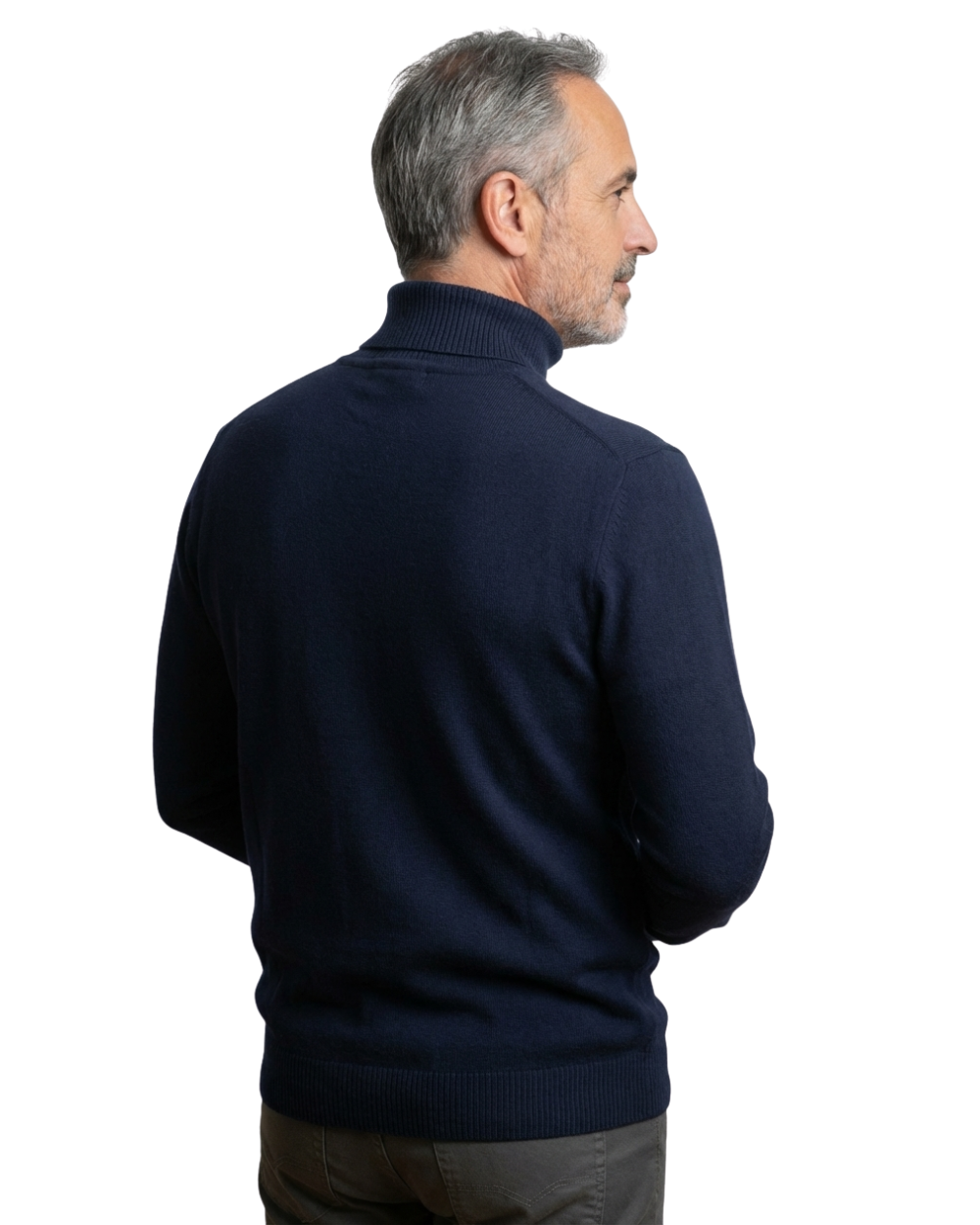 Men’s Ribbed Turtleneck Sweater