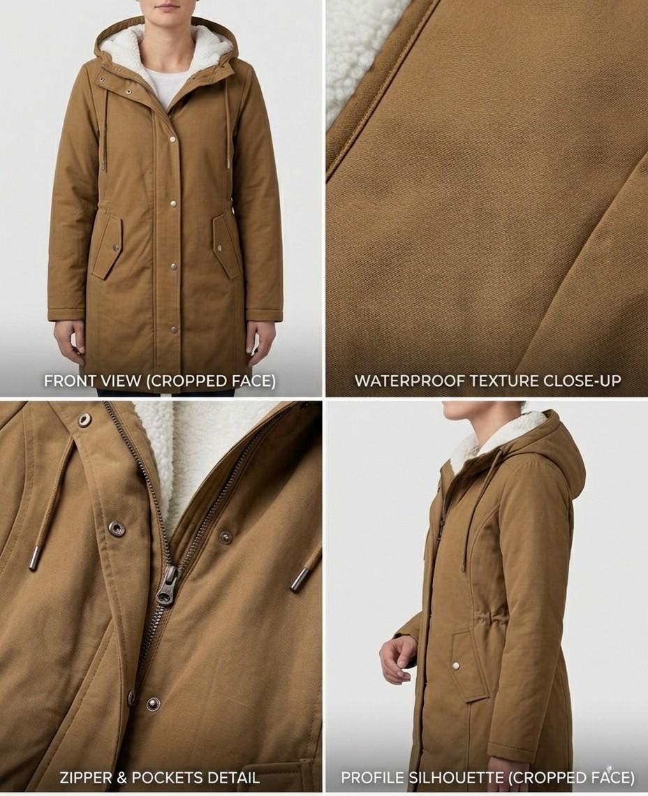 Women’s Warm Hooded Winter Coat
