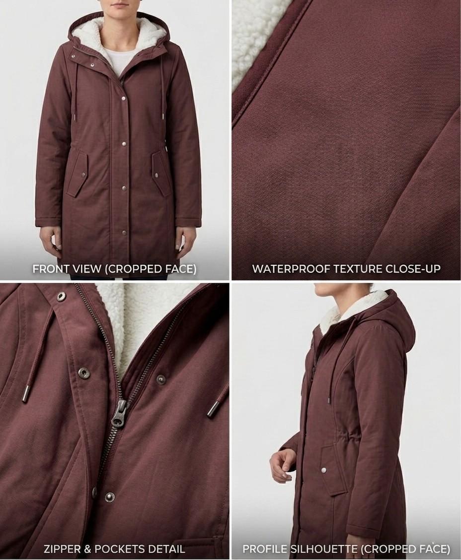 Women’s Warm Hooded Winter Coat