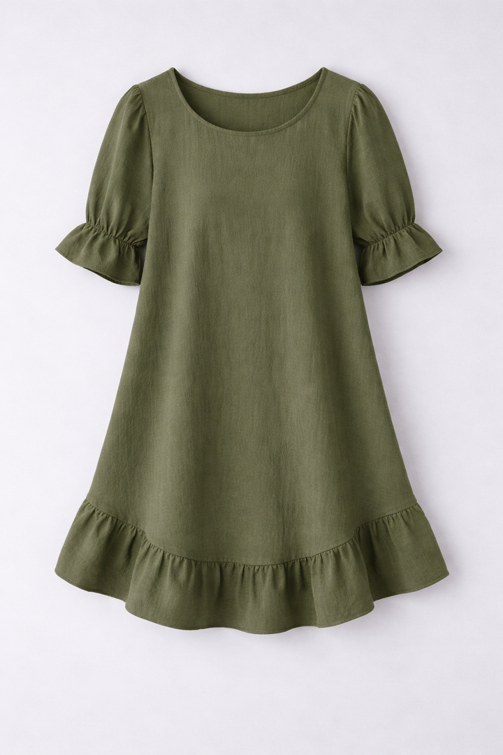 Livia | Ruffle Hem Mini Dress