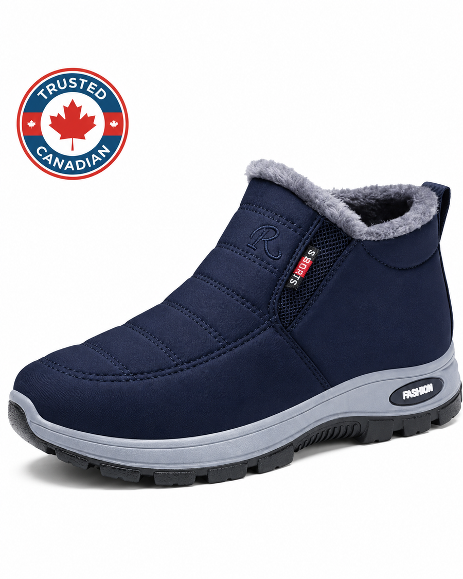 Sianna™ | Quilted Waterproof Slip-On Ankle Boots Blue