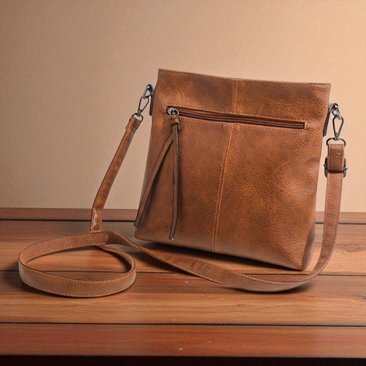 Zip Closure Crossbody Bag