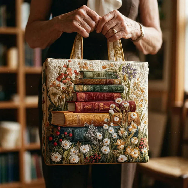 Artisanal Quilted Bag - Floral Pattern