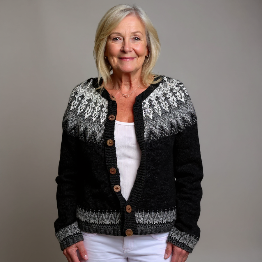 Nevaeh | Vintage Icelandic Cardigan