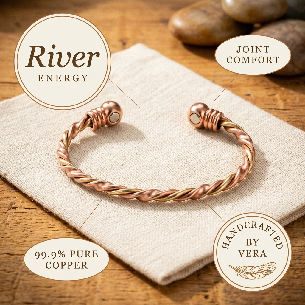 River Copper Bracelet