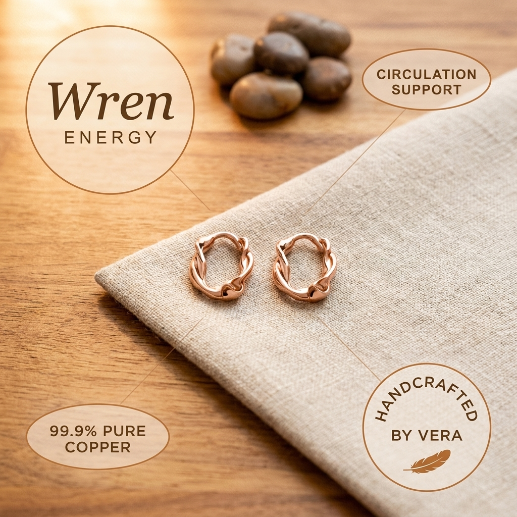 Vera's Hoop Copper Earrings