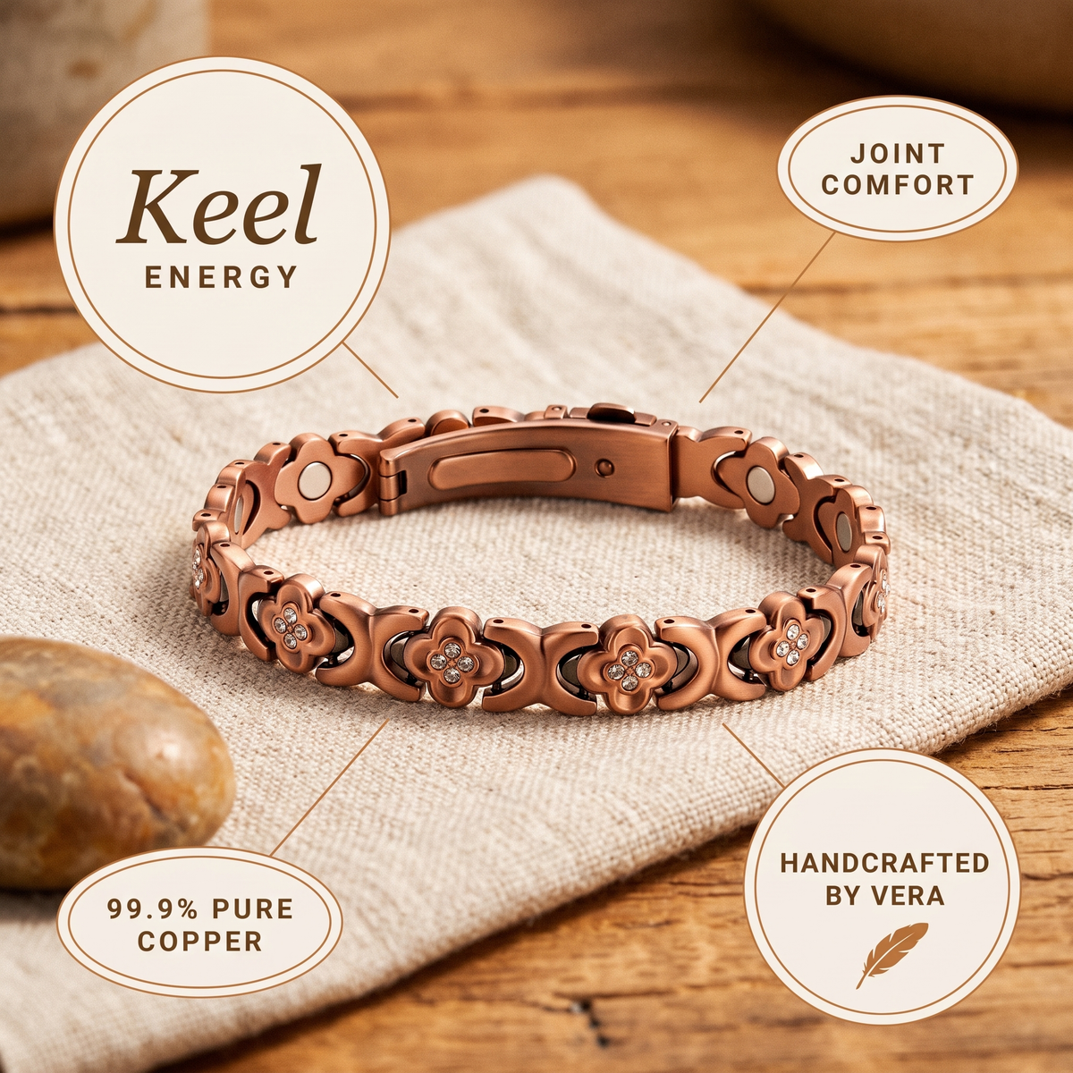 Keel Copper Bracelet