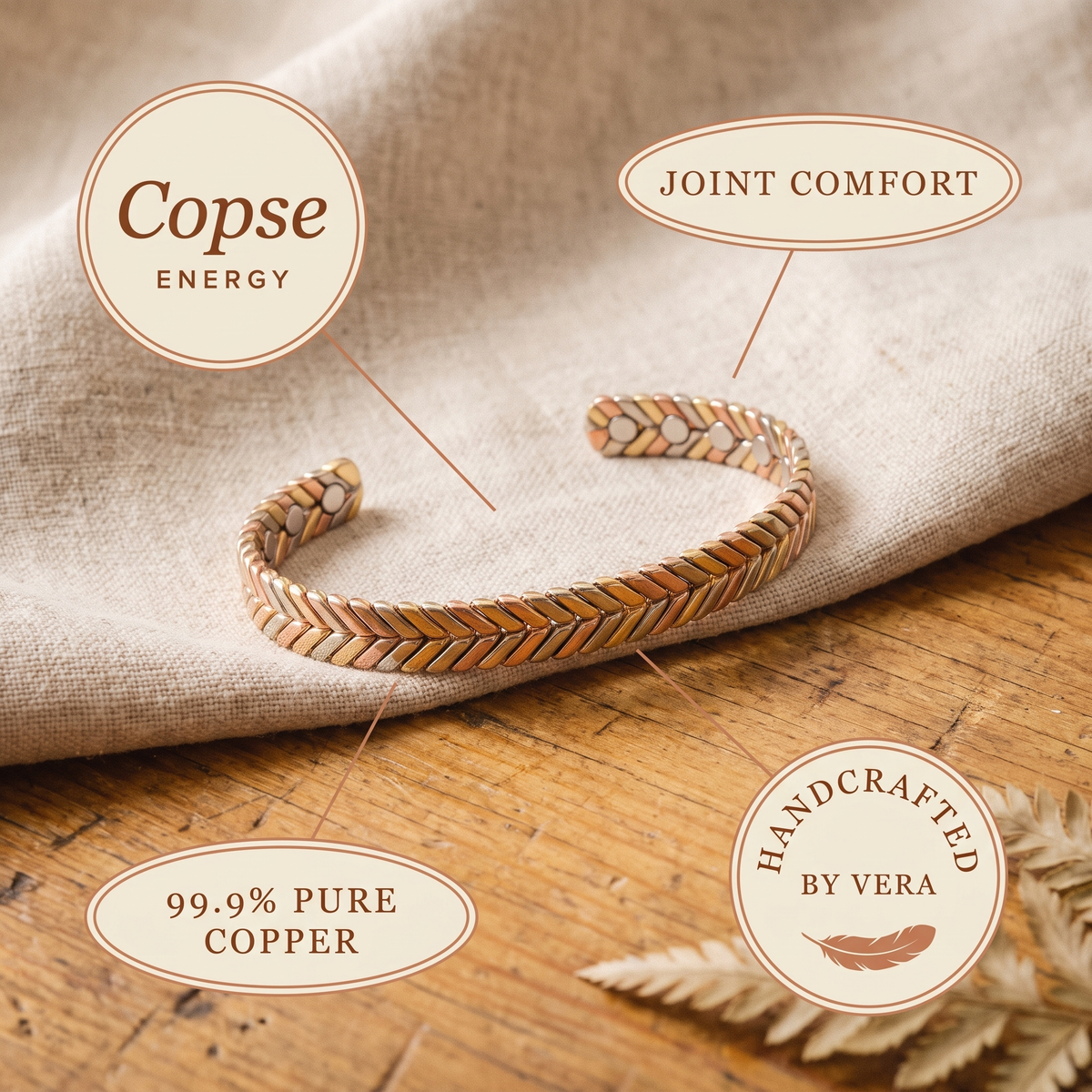 Copse Copper Bracelet
