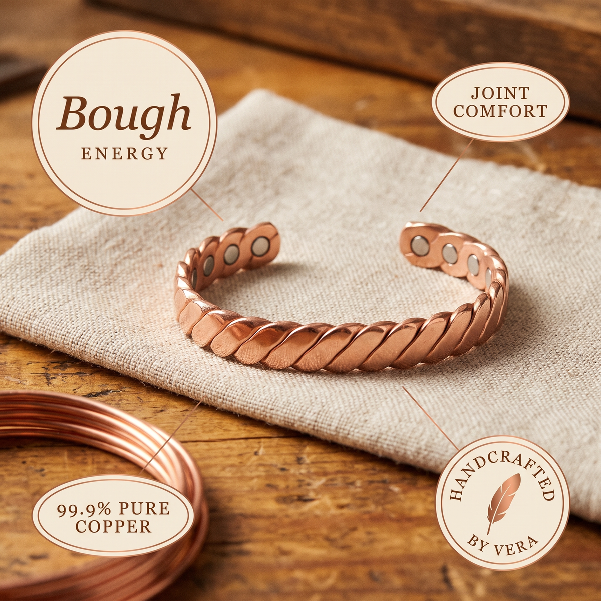 Bough Copper Bracelet