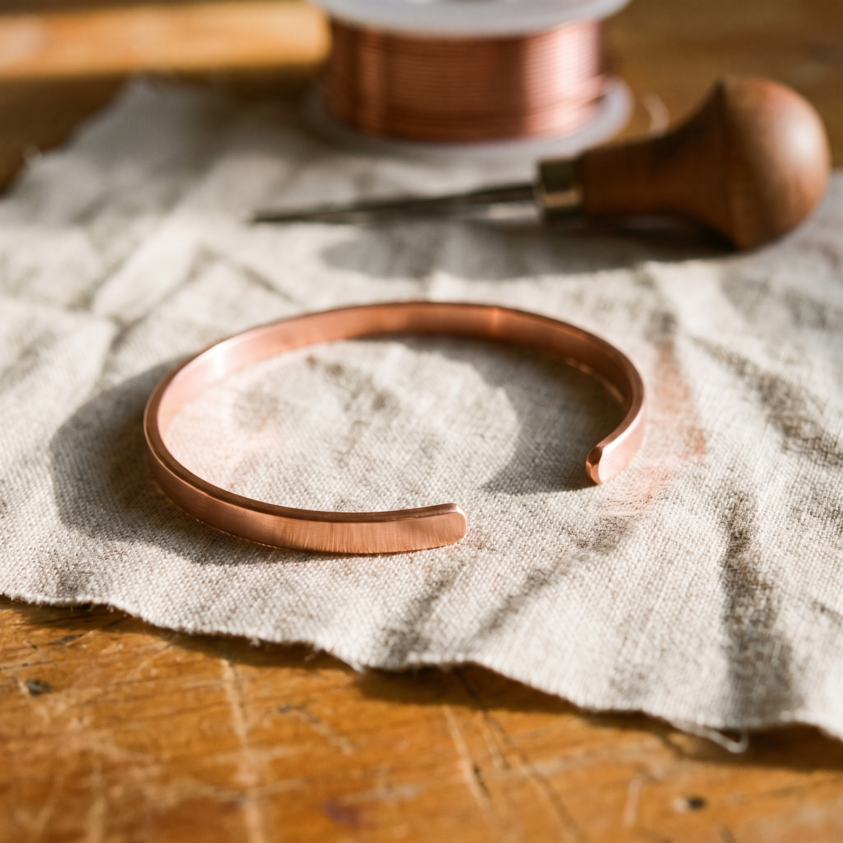 River Copper Bracelet
