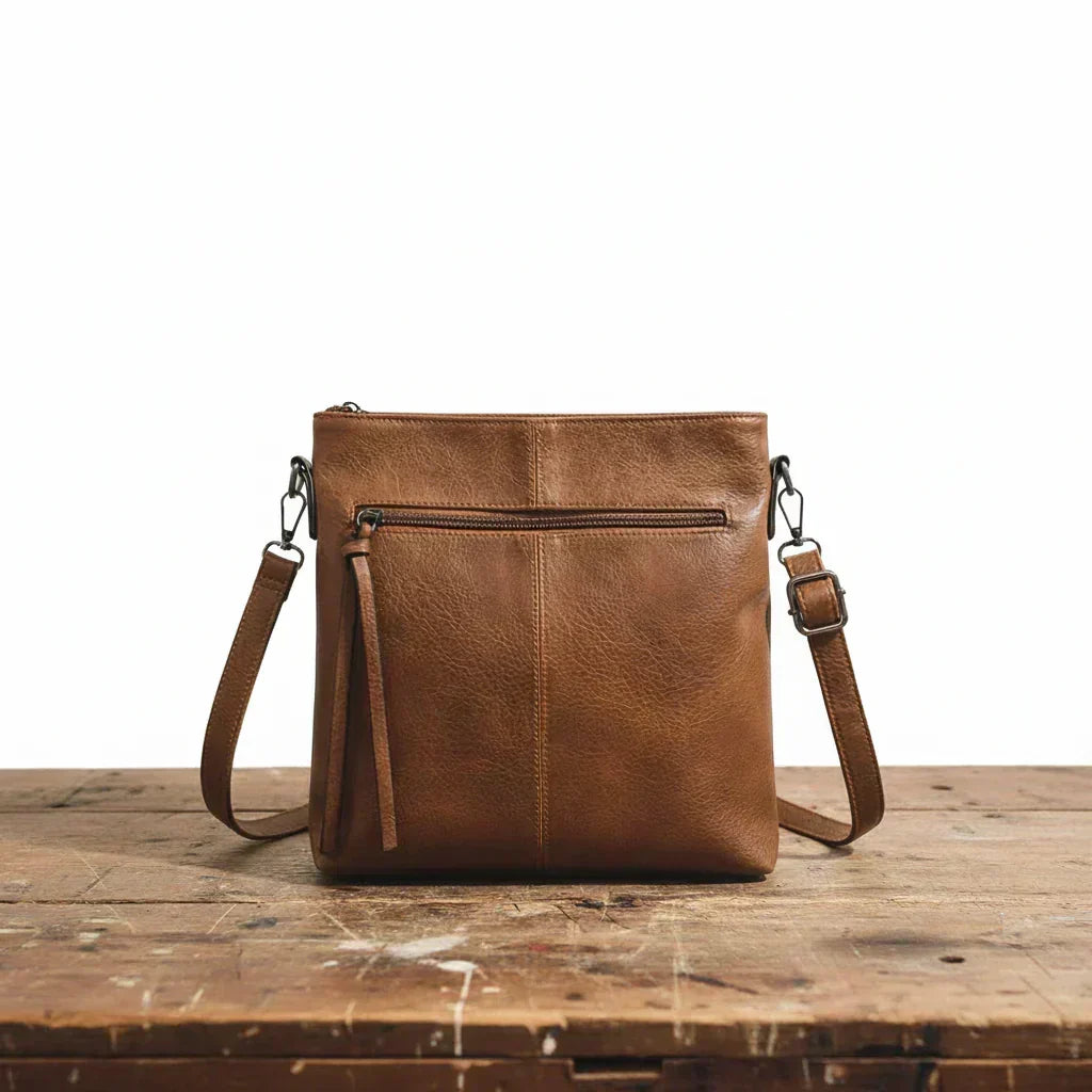Zip Closure Crossbody Bag