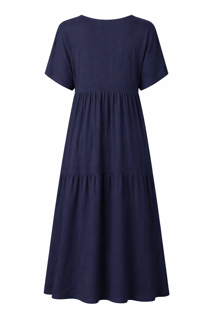 Sienna | V-Neck Boho Maxi Dress