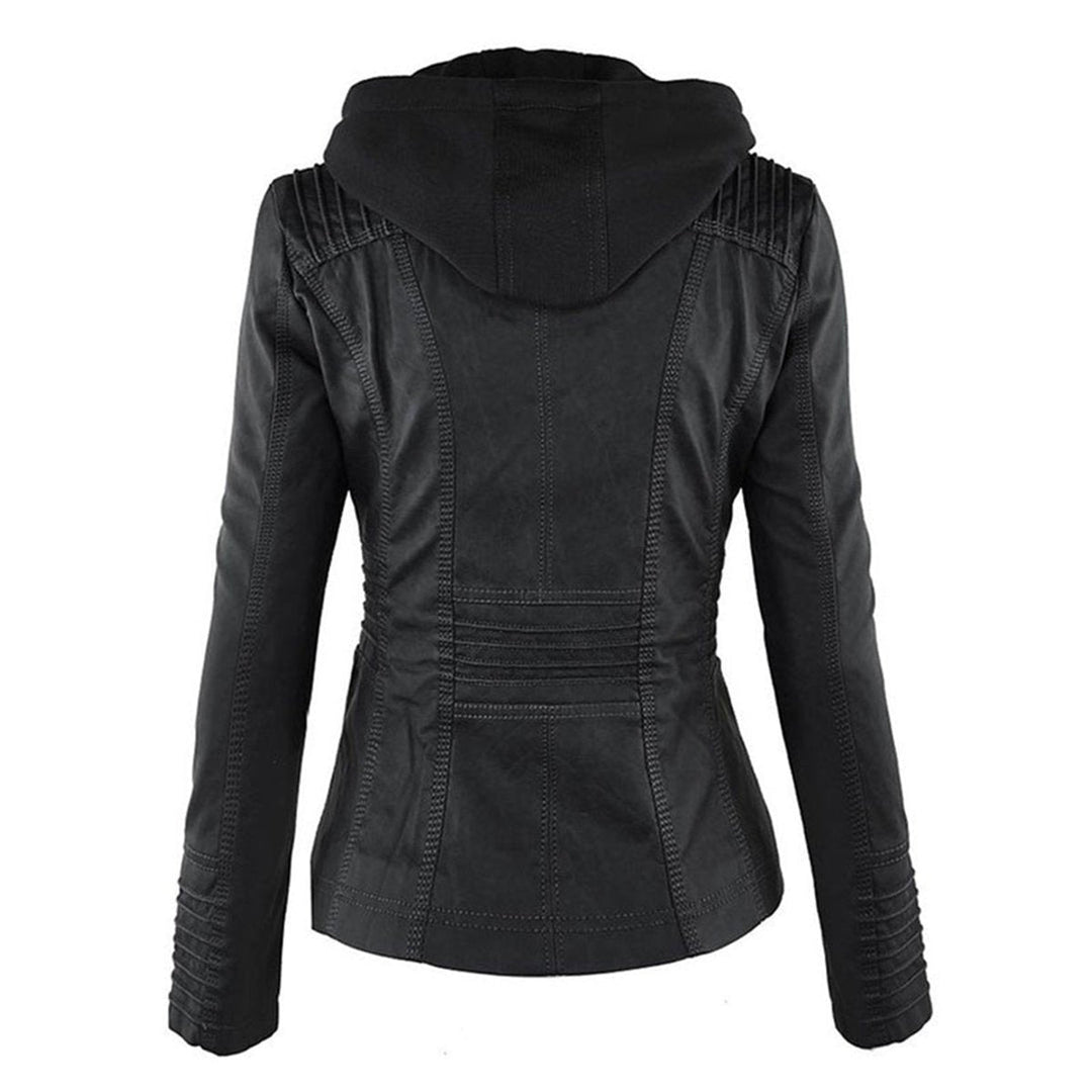 Women’s Zip-Front Biker Jacket