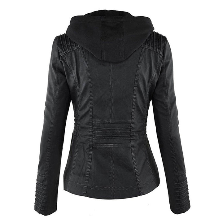Women’s Zip-Front Biker Jacket