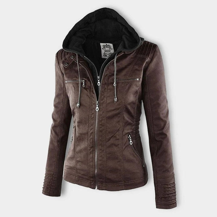 Women’s Zip-Front Biker Jacket